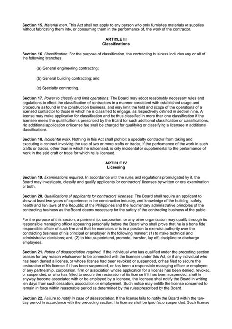 ra4566|CONTRACTORS LICENSE LAW (R.A. NO. 4566).